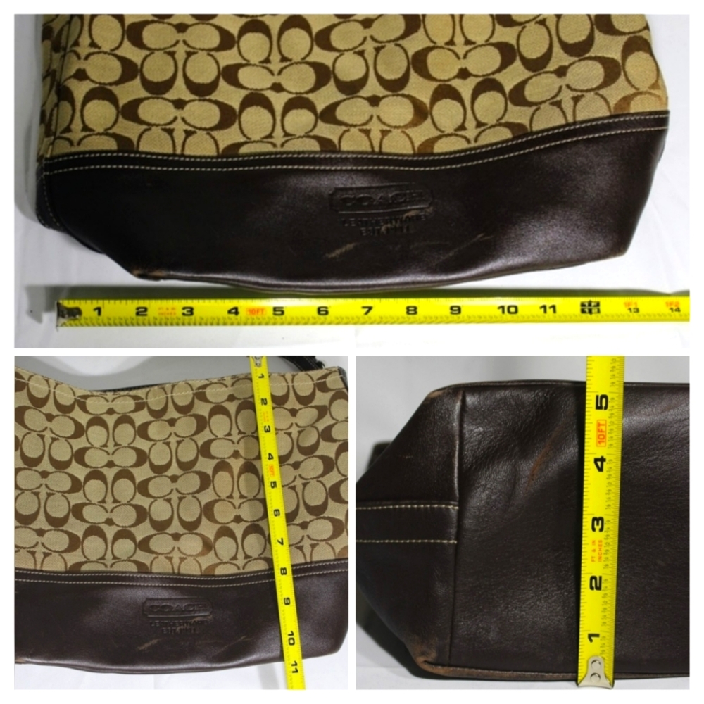 Coach jacquard/leather #2156 & Coach "Samantha" sunglasses. EUC! - Picture 11 of 14